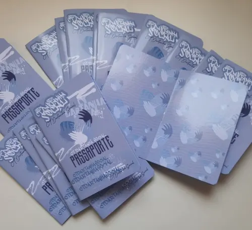 Convite Passaporte com Miolo de 8 Paginas