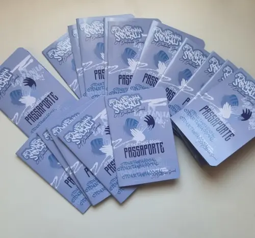 Convite Passaporte com Miolo de 8 Paginas