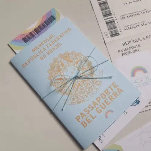 Convite Passaporte Infantil