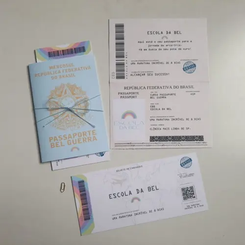 Convite Passaporte Infantil