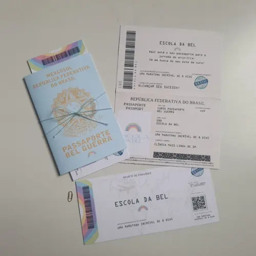 Convite Passaporte Infantil