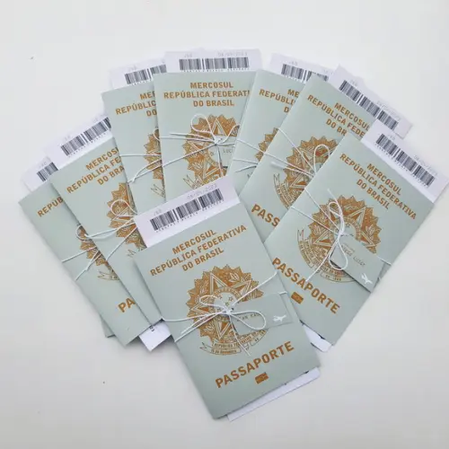 Convite Passaporte Madrinha e Padrinho
