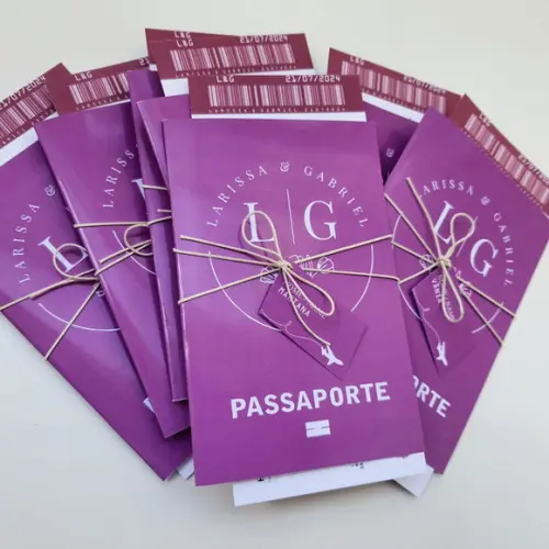 Convite Passaporte para Padrinhos