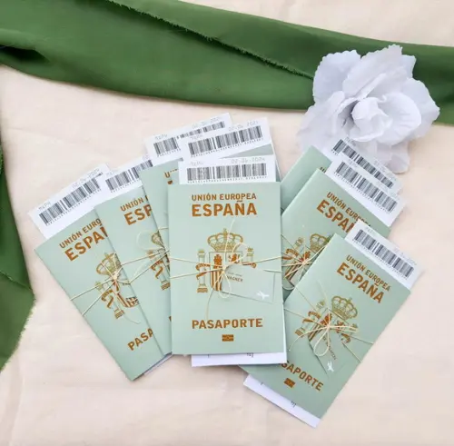 Convite Passaporte para Padrinhos