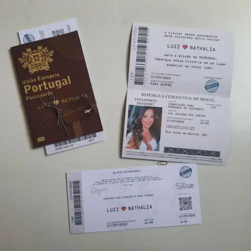 Convite Passaporte Portugual