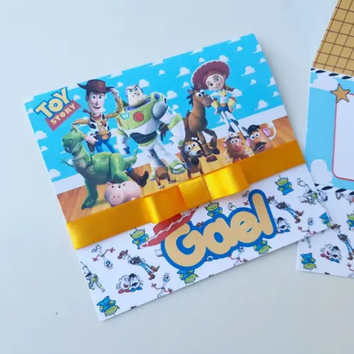 Convite Toy Story Promoção