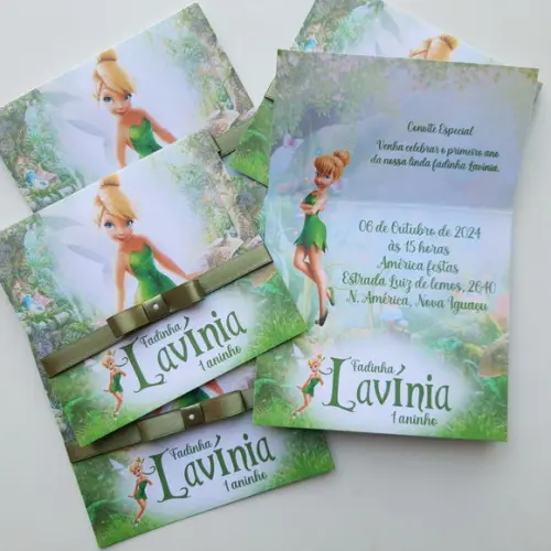 Convite Tinkerbell