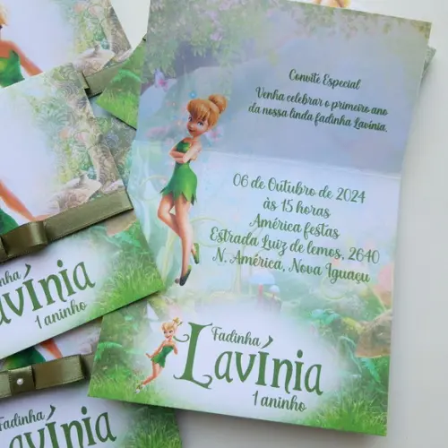 Convite Tinkerbell