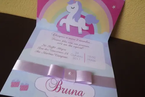 Convite Unicornio