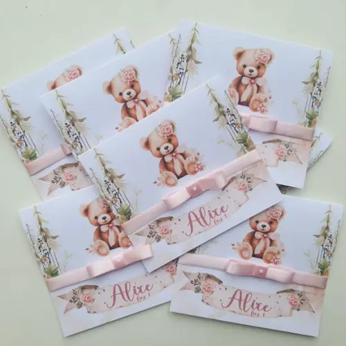 Convite Ursa Aquarela