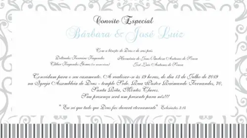 Convite Virtual Casamento