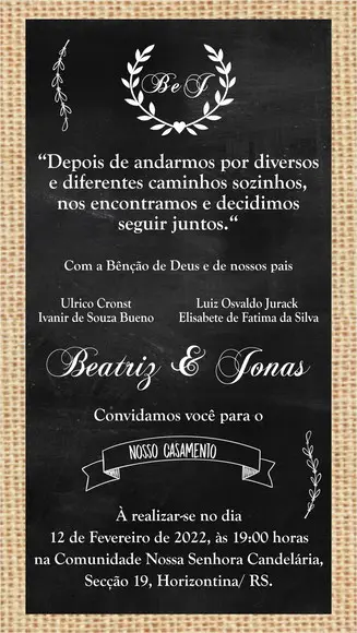 Convite Virtual Casamento