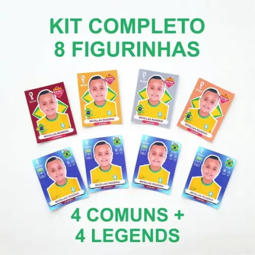 Figurinhas Personalizadas Copa 2022