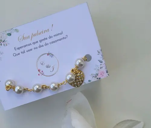 Kit Caixa Pulseira, gravata e manual de padrinhos
