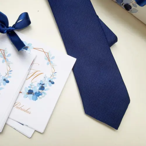 Kit Caixa Pulseira, Gravata e Manual de Padrinhos