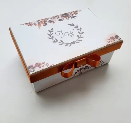 Kit Caixa Pulseira, Gravata e Manual de Padrinhos