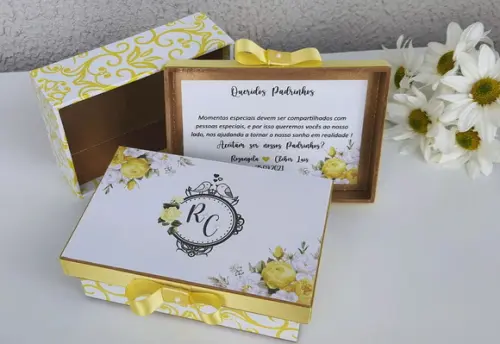 Kit para Convite de Padrinhos