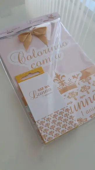 Kit Revista De Colorir Com Giz