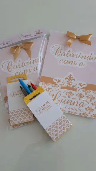 Kit Revista De Colorir Com Giz