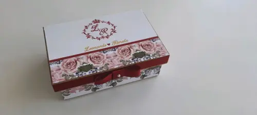 Lembrança para Padrinhos Caixa