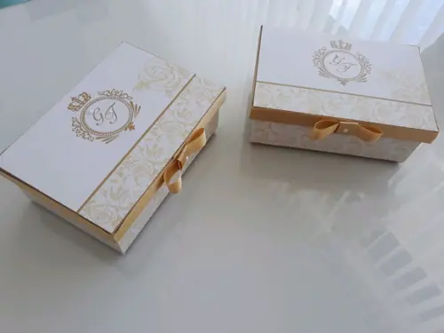 Lembrança para Padrinhos Caixa