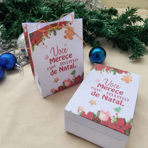 Lembrancinha de Natal - Saquinho para Mimos