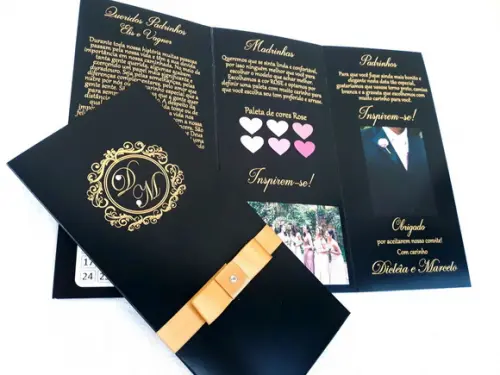 Manual dos Padrinhos Preto Black