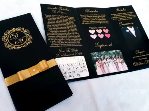 Manual dos Padrinhos Preto Black