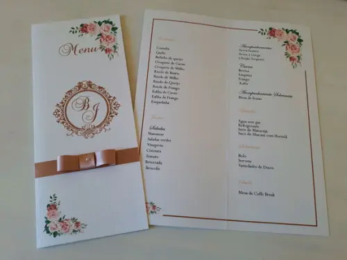 Menu Casamento