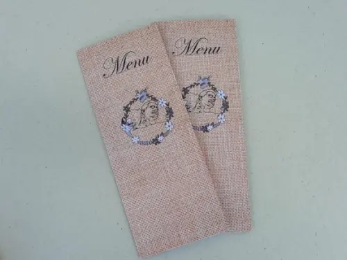 menu casamento rustico