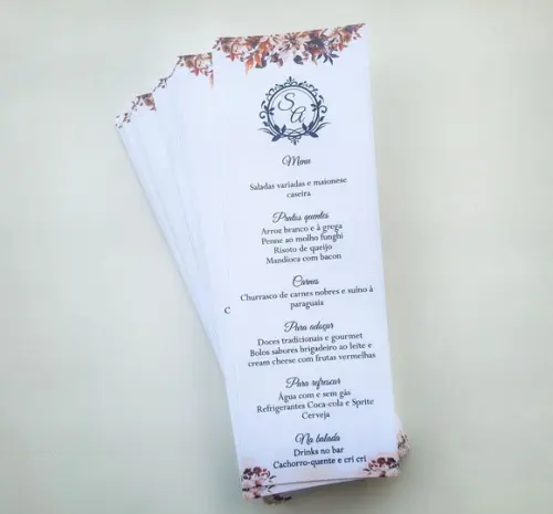 Menu de Casamento