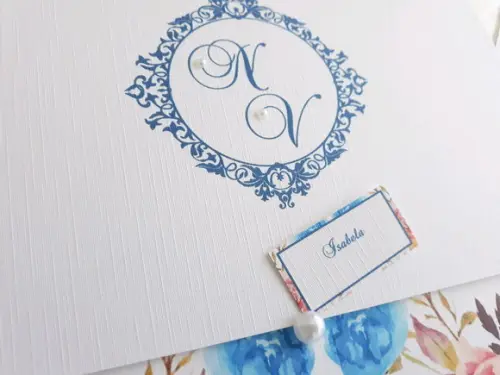 Papel Grosso Texturizado Convite de Casamento