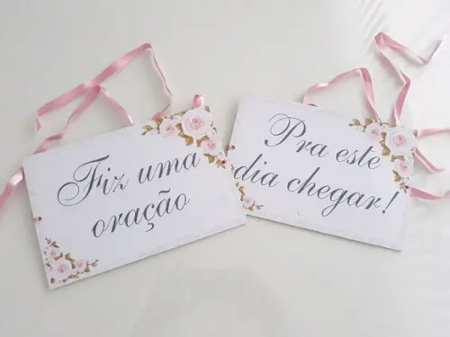 Placa para Cadeira Personalizada (PAR)