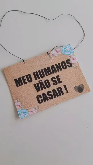 Placa la vem a noiva