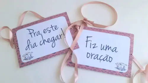 Placa para Cadeira de noivos