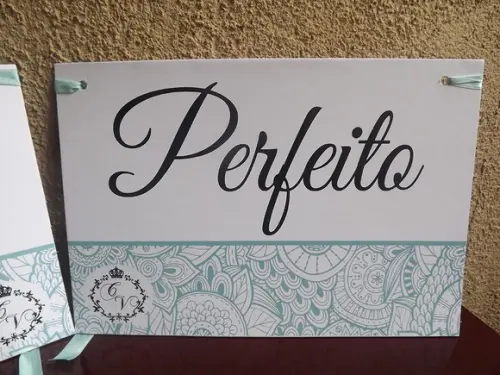 Placa para Cadeira Personalizada (PAR)