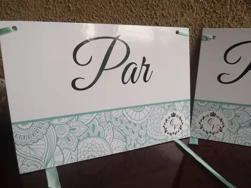 Placa para Cadeira Personalizada (PAR)