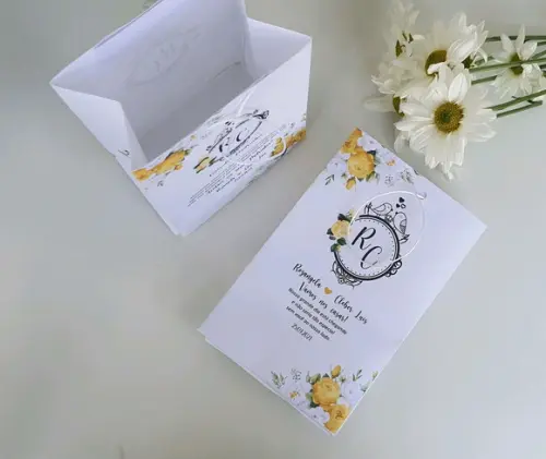 Sacola de papel para brindes