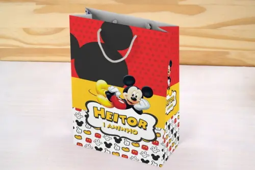 Sacolinha de Papel Mickey