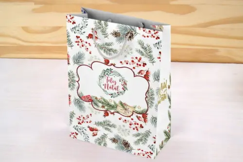 Sacolinha de Papel Natal