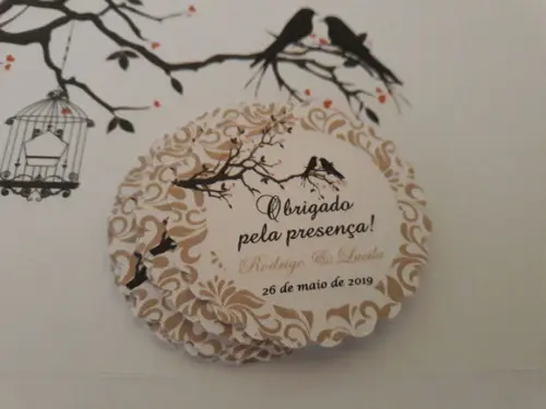 tag para lembrancinhas