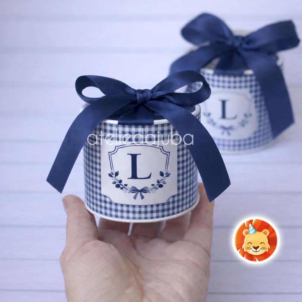 KIT 10 Mini Tubolata Personalizada Maternidade Festa Lembrancinha