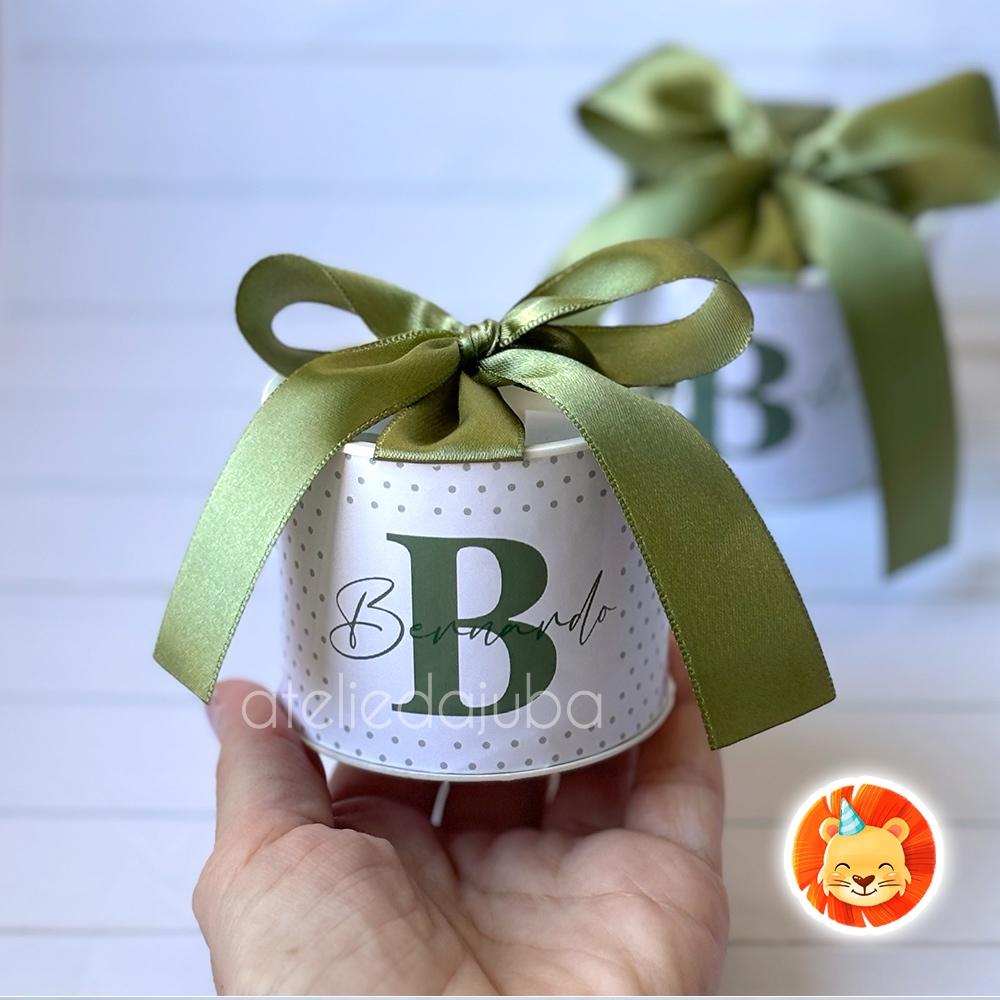 KIT 10 Mini Tubolata Personalizada Maternidade Festa Lembrancinha