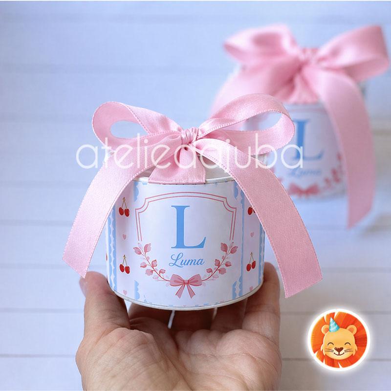KIT 10 Mini Tubolata Personalizada Cereja Cerejinha 5x6 cm - Vár