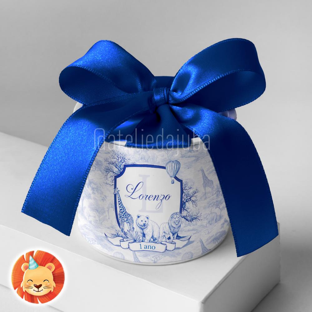 KIT 10 Mini Tubolata Personalizada Toile de Jouy Maternidade Safa