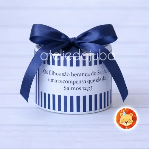 KIT 10 Mini Tubolata Personalizada Maternidade Lembrancinha Balã