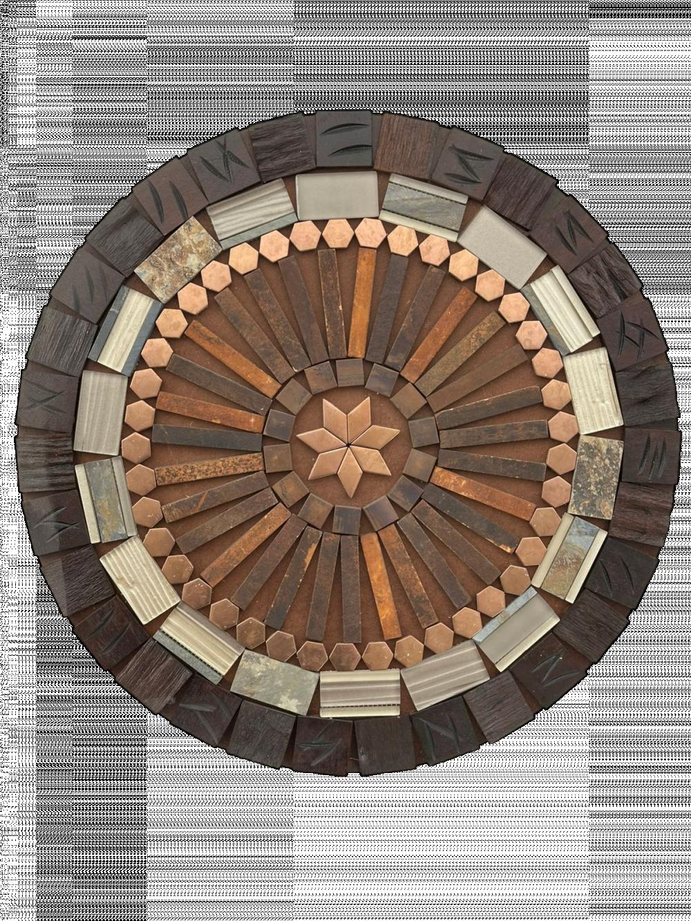Mandala Pedras Mosaico