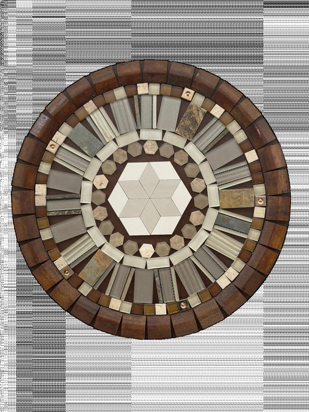 Mandala Pedras Mosaico