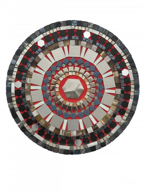 Mandala Pedras Mosaico