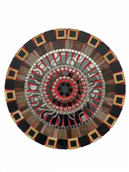Mandala Pedras Mosaico